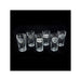 MERCURY Set 6 Bicchieri In Vetro Con Decorazioni Birra - 10173