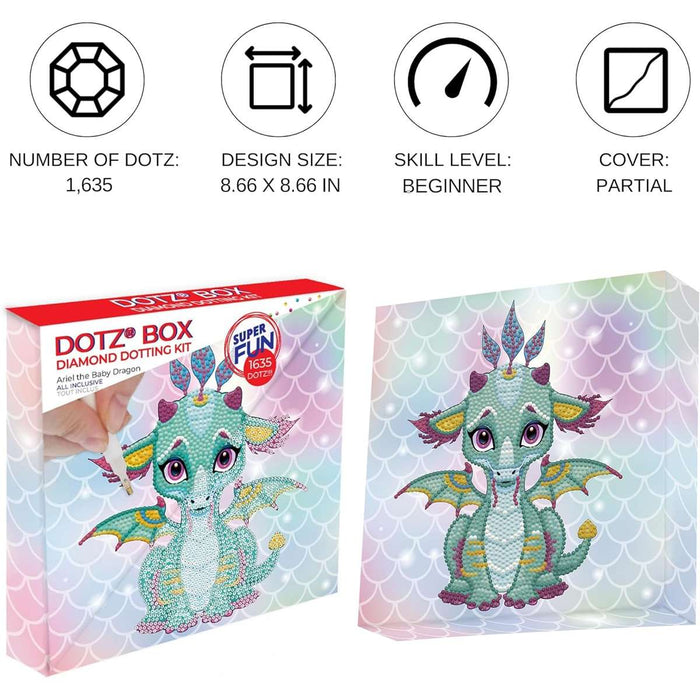 MAGGIO TRE Diamond Dotz Box Ariel Baby Dragon - DDZDBX.010