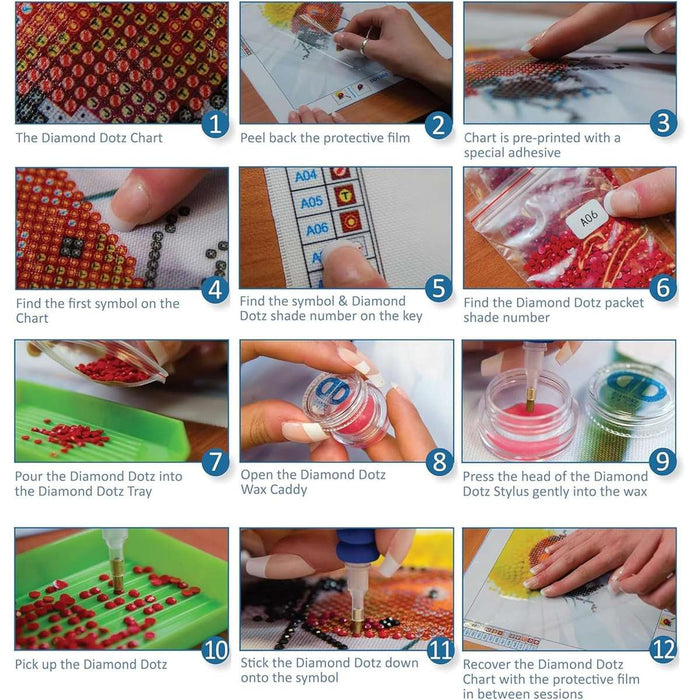 MAGGIO TRE Diamond Dotz Box Ariel Baby Dragon - DDZDBX.010