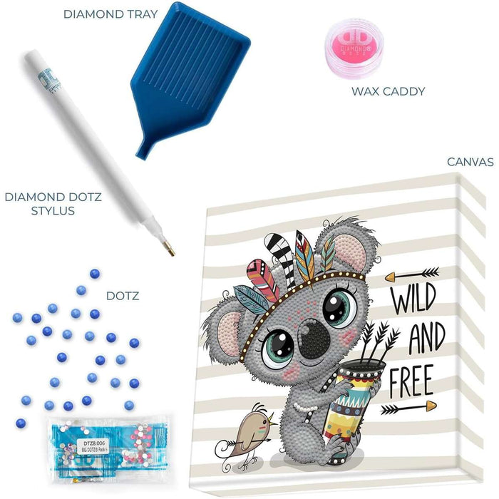 MAGGIO TRE Diamond Dotz Box Koala Wildefree - DDZDBX.026