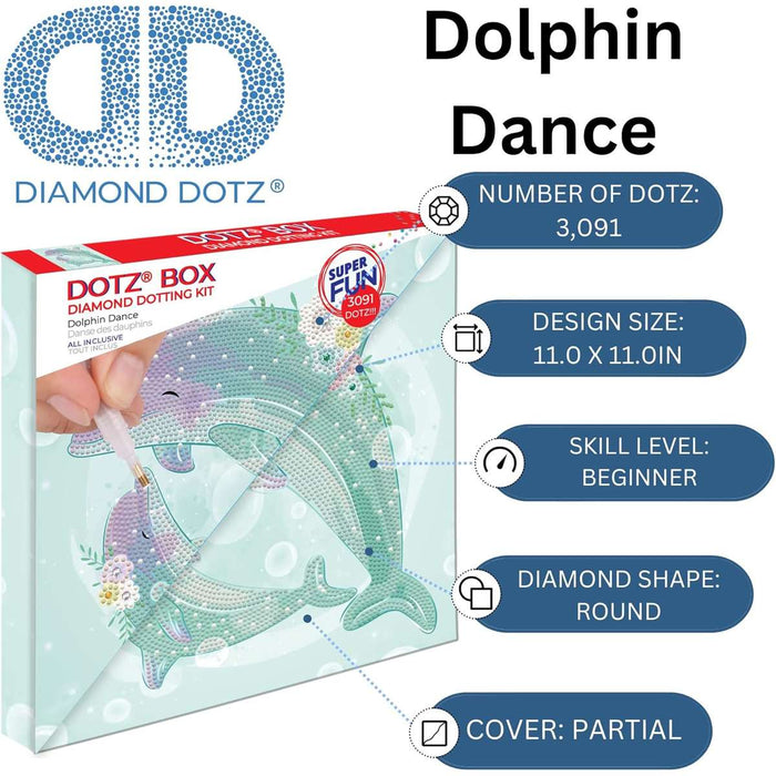 MAGGIO TRE Diamond Dotz Box Famiglia Delfini - DDZDBX.059