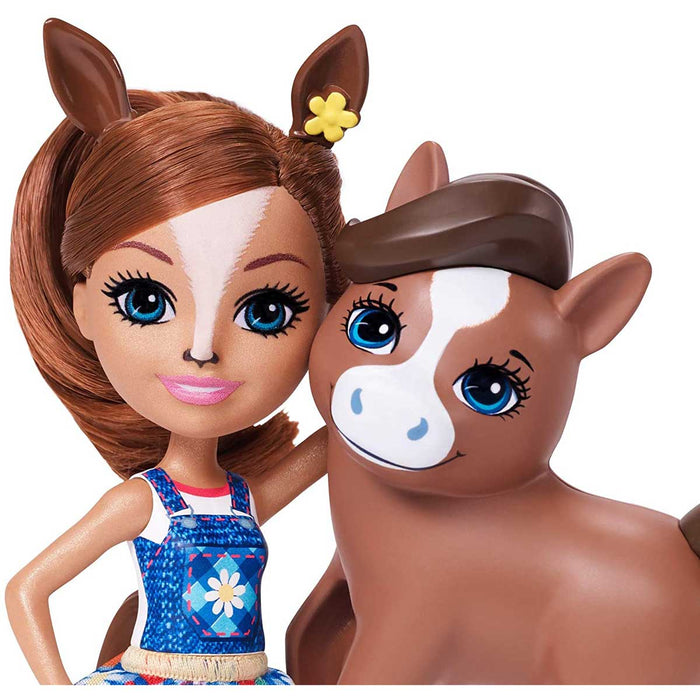 MATTEL Enchantimals Playset Asilo Dei Piccoli Cuccioli Con Bambola Gi Mornati Paglia