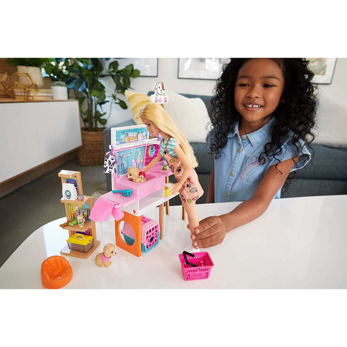 MATTEL Barbie Playset Negozio Degli Animali Con Bambola - GRG90