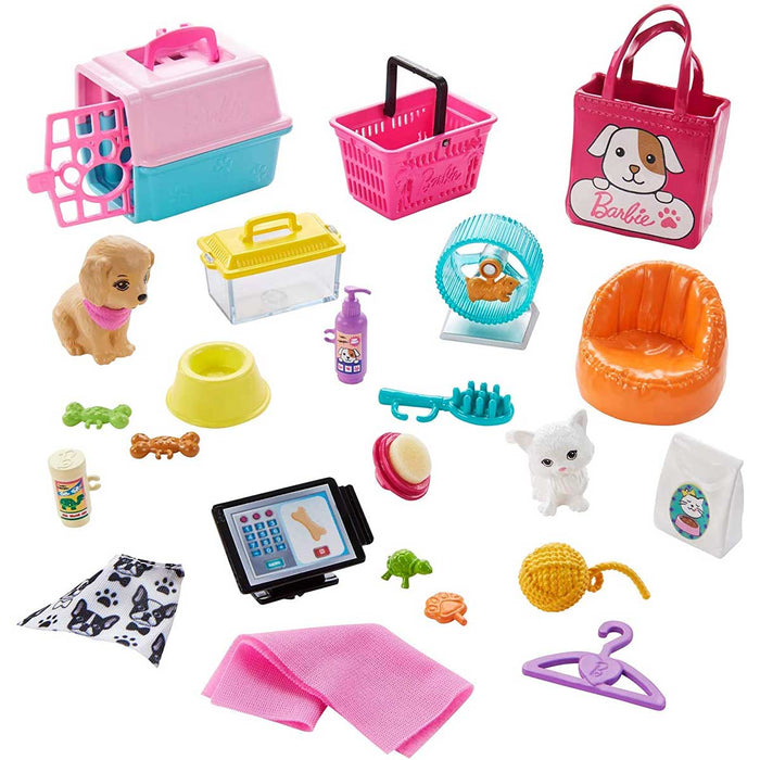 MATTEL Barbie Playset Negozio Degli Animali Con Bambola - GRG90
