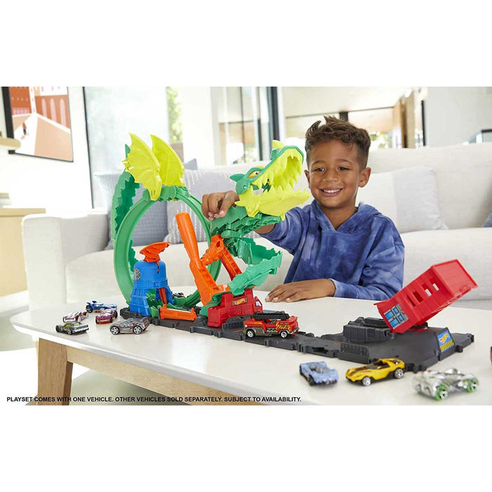 MATTEL Hot Wheels City Dragone Di Fuoco - HDP03