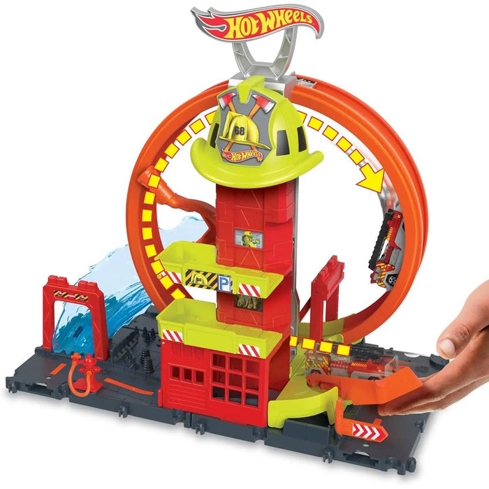 Hot Wheels Scatola Di Acrobazie Con Tanica Di Carburante Illimitata Per Costruttore Di Piste Hot Wheels Scatola Di Acrobazie Con Tanica Di Carburante Illimitata Per Costruttore Di Piste