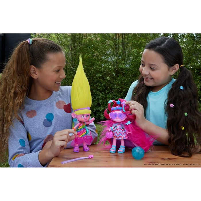 MATTEL Trolls Regina Poppy Magiche Acconciature - HNF16