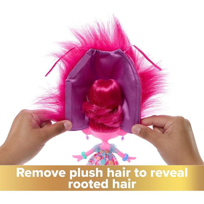 MATTEL Trolls Regina Poppy Magiche Acconciature - HNF16