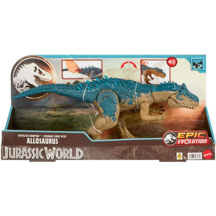 MATTEL Jurassic World Allosauro Furia Giurassica - HRX50