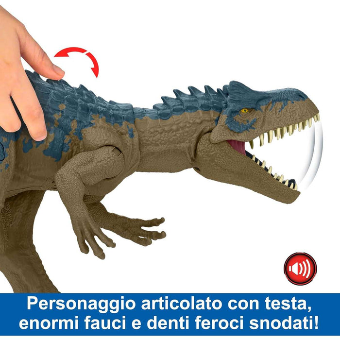 MATTEL Jurassic World Allosauro Furia Giurassica - HRX50