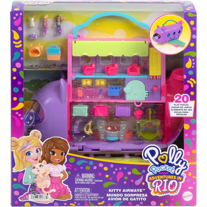 MATTEL Polly Pocket Aereo Gattino - HWP19