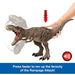 MATTEL Jurassic World T-Rex Attacco Selvaggio - HXF53