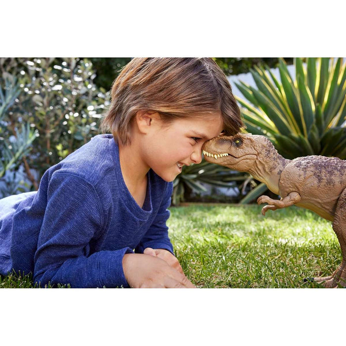 MATTEL Jurassic World T-Rex Attacco Selvaggio - HXF53