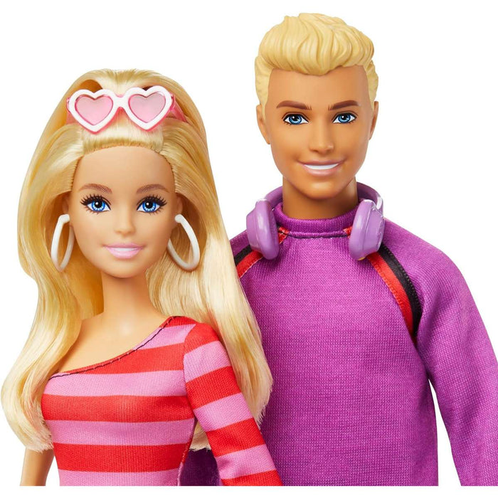 MATTEL Barbie E Ken Sui Pattini A Rotelle - HXK90