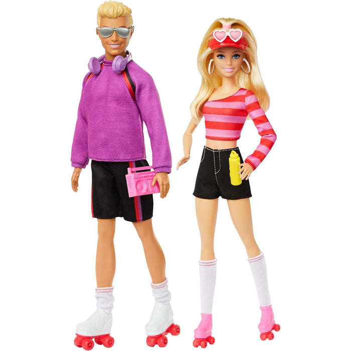MATTEL Barbie E Ken Sui Pattini A Rotelle - HXK90