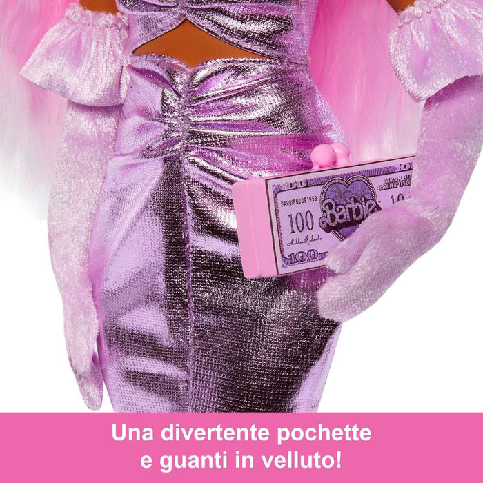 MATTEL Barbie Fashionista Deluxe Pink Hair - HYV25