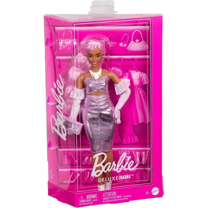 MATTEL Barbie Fashionista Deluxe Pink Hair - HYV25