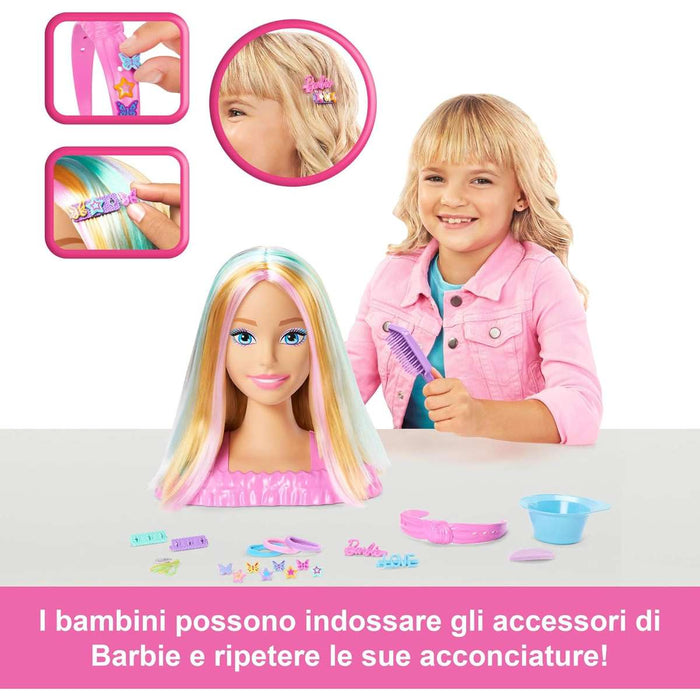 MATTEL Barbie Testa Pettinabile Deluxe - JFG81
