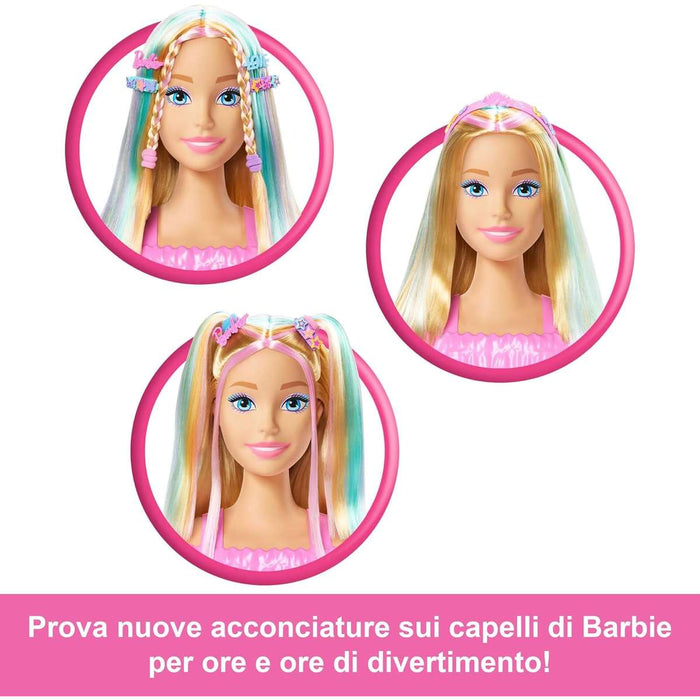MATTEL Barbie Testa Pettinabile Deluxe - JFG81