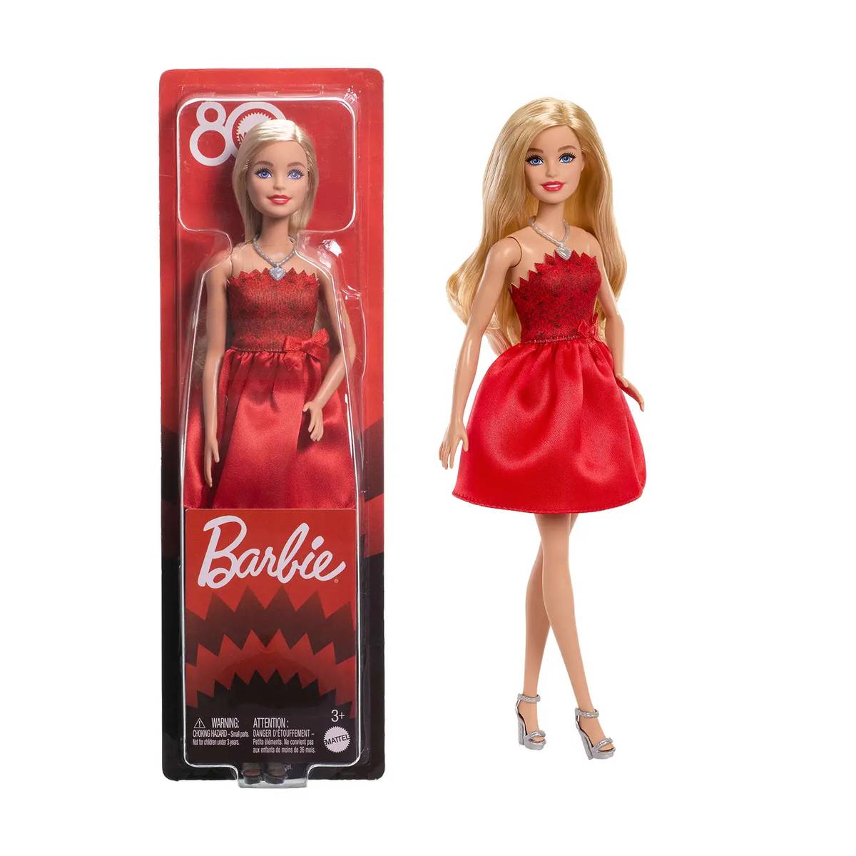 Barbie fashionistas abito strisce bianco e nero Mattel