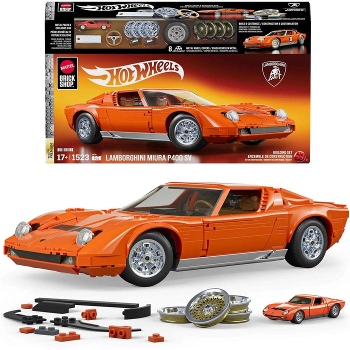 MATTEL Brick Shop Hot Weels Premium Lambo
