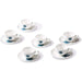 MUNUS INTERNATIONAL Set 6 Tazzine Caffè Blu Oceanico - A-RI-295