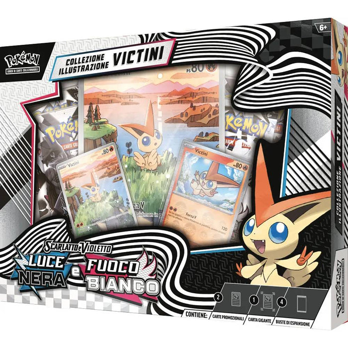 GAMEVISION Pokemon Scarlatto E Violetto Bianco E Nero Collezione Illustrazione Victini - CARPK10029-I
