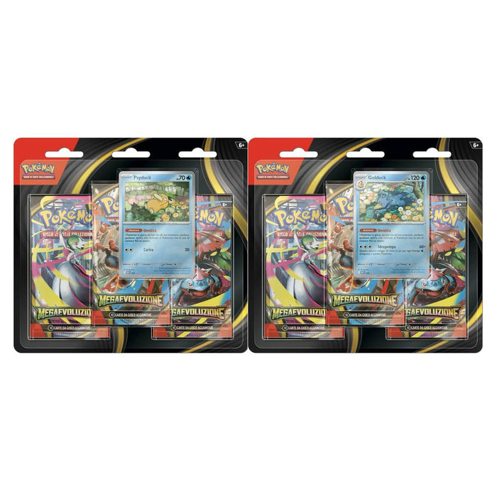 GAMEVISION Pokemon Scarlatto & Violetto Megaevoluzione Blister 3 Buste Assortito - CARPK10050-I