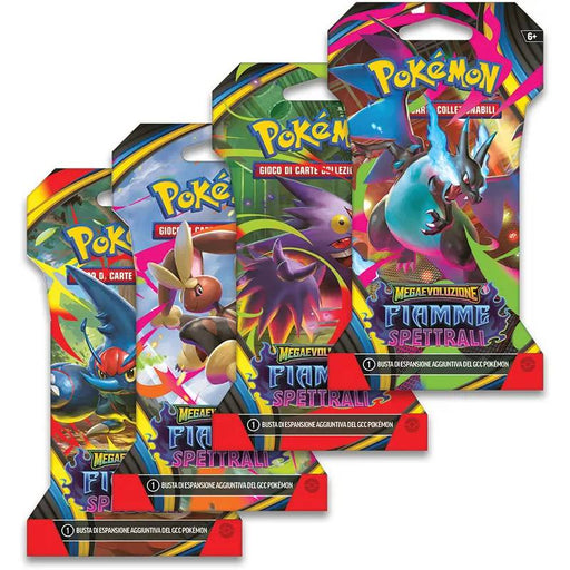 GAMEVISION Pokemon Megaevoluzione Fiamme Spettrali Blister Paper Sleeve - CARPK10193-I