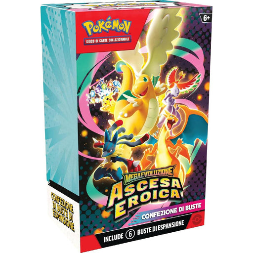 GAMEVISION Pokémon Megaevoluzione Ascesa Eroica Bundle 6 Buste - CARPK10311-I