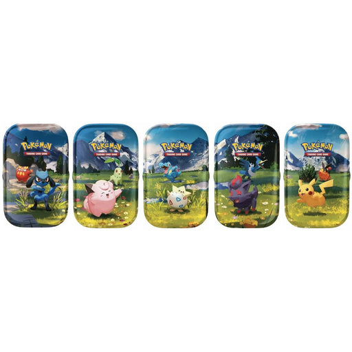 GAMEVISION Pokemon Mini Tin Da Collezione Megaevoluzione Ascesa Eroica Assortimento - CARPK10318-I