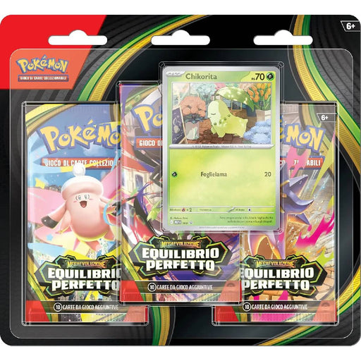 GAMEVISION Pokemon Megaevoluzione Equilibrio Perfetto Blister 3 Buste - CARPK10375-I