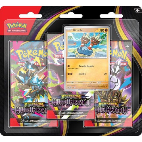 GAMEVISION Pokemon Megaevoluzione Buio Pesto Blister 3 Buste