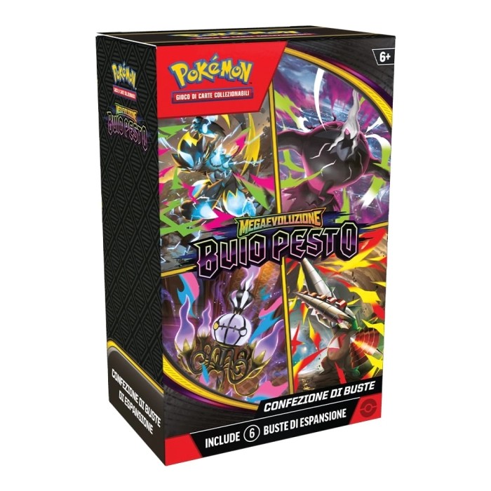 GAMEVISION Pokemon Megaevoluzione Buio Pesto Bundle 6 Buste