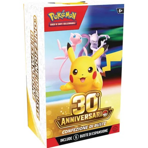 GAMEVISION Pokemon 30Th Anniversario Bundle 6 Buste