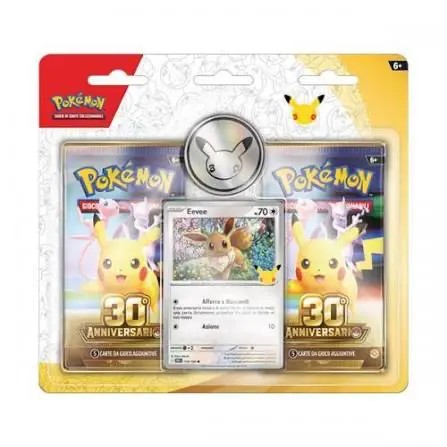 GAMEVISION Pokemon 30Th Anniversario Blister 2 Buste