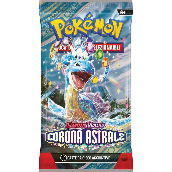 GAMEVISION Gamevision Pokemon Scarlatto E Violetto - Corona Astrale 1 Bustina Con 10 Carte - CARPK60553-I