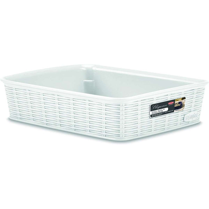 STEFANPLAST Cestino Elegance Bianco Misura M - 3855412
