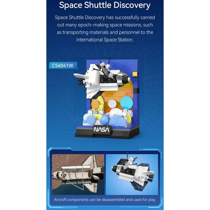 CADA Navetta Spaziale Discovery - Set Costruzione - Nasa Space - 250 Pezzi