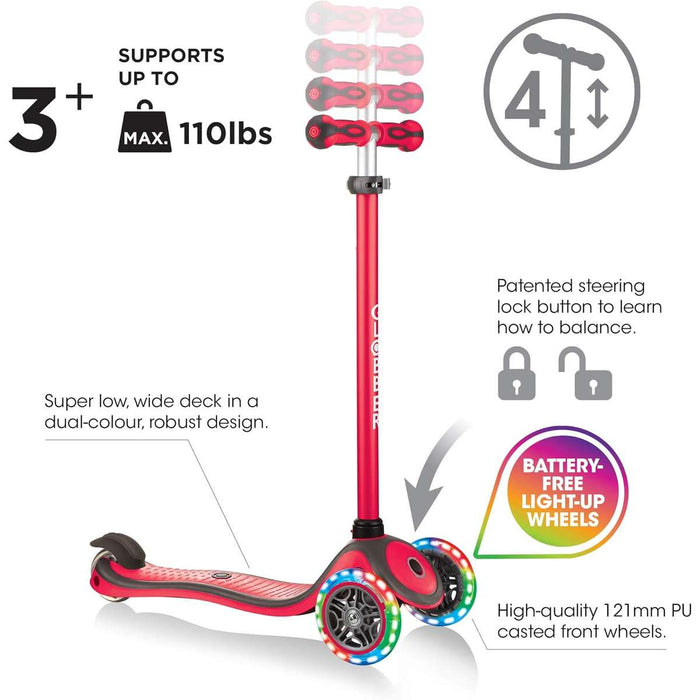PROLUDIS Globber Primo Plus Red - IDD442-102