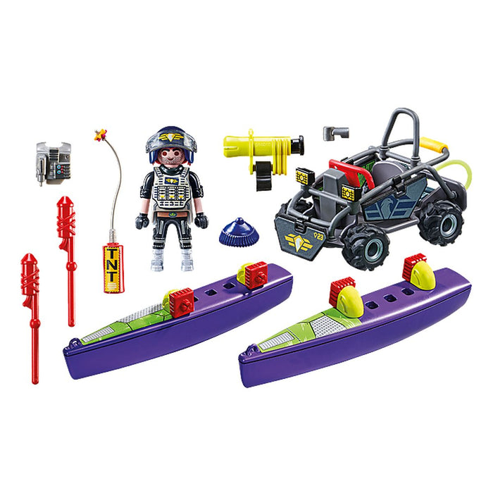 PLAYMOBIL Unita Speciale Quad Terra Acqua - 71147