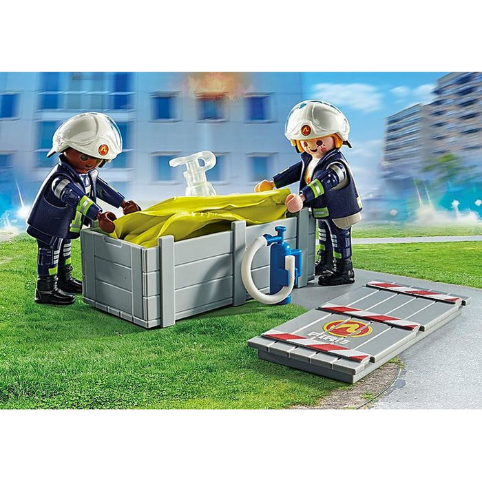 PLAYMOBIL Materasso Di Salvataggio Dei Pompieri - 71465