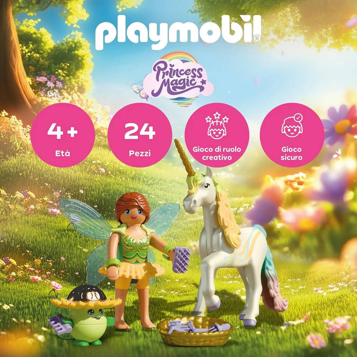 PLAYMOBIL Unicorno Arcobaleno Con Fata - 71840