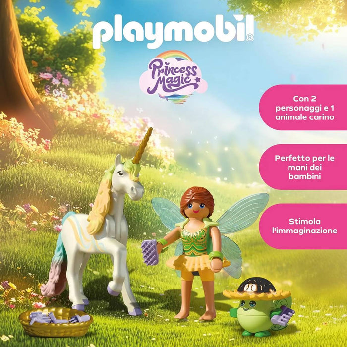 PLAYMOBIL Unicorno Arcobaleno Con Fata - 71840