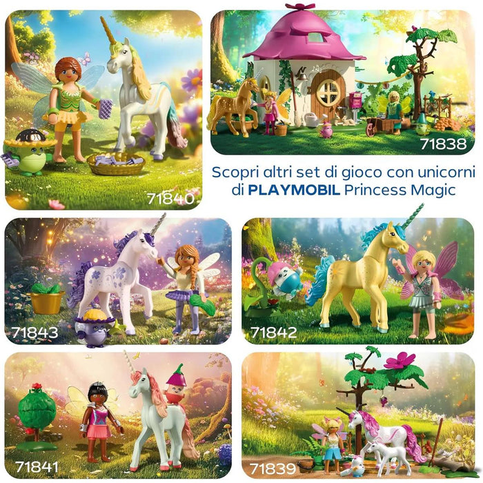 PLAYMOBIL Unicorno Arcobaleno Con Fata - 71840