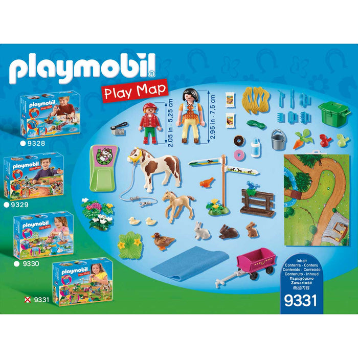 PLAYMOBIL Play Map Passeggiata A Cavallo - 9331