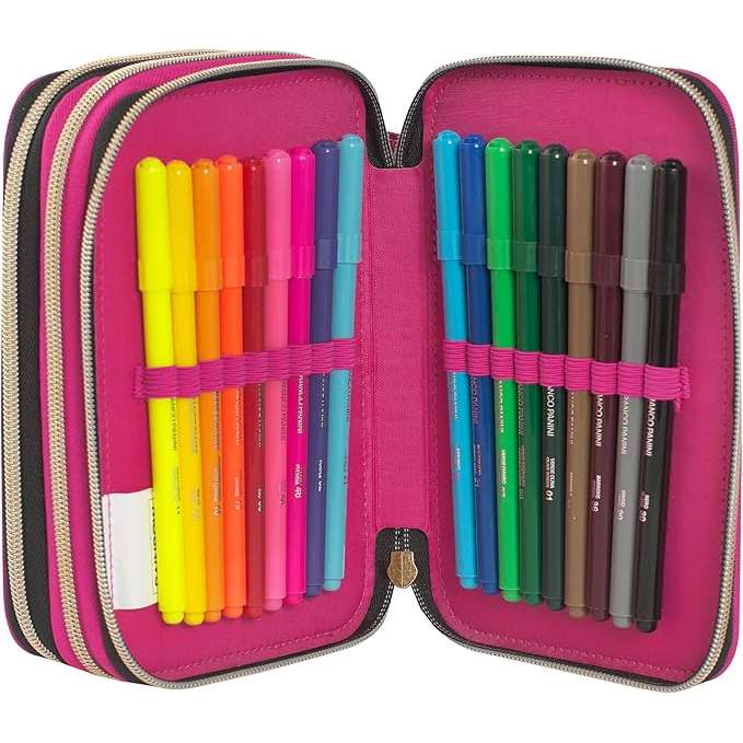 PANINI Astuccio 3 Zip Rainbow High - 71786