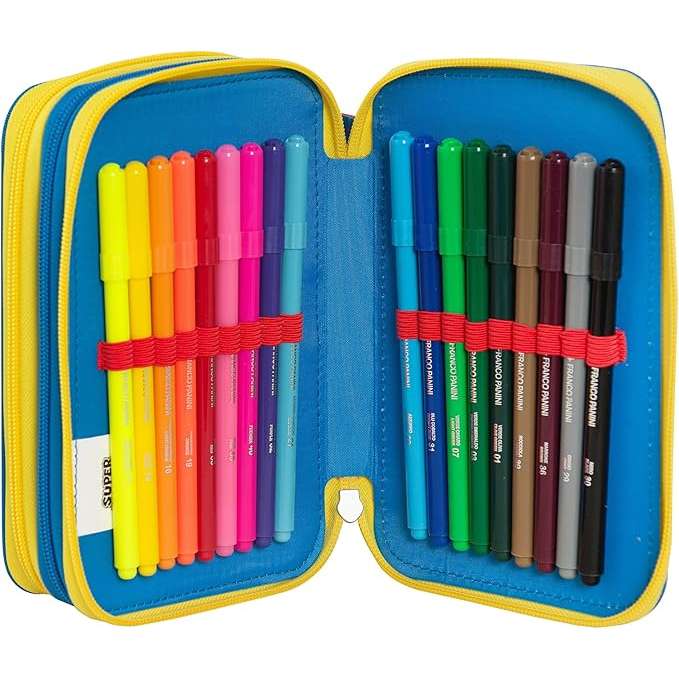 PANINI Astuccio 3 Zip Supermario - 71854