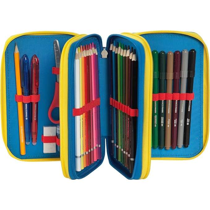 PANINI Astuccio 3 Zip Supermario - 71854