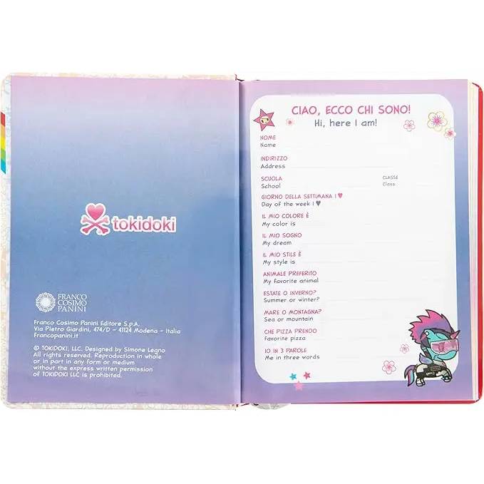 PANINI Diario Scuola Tokidoki 2025-2026 - 73765